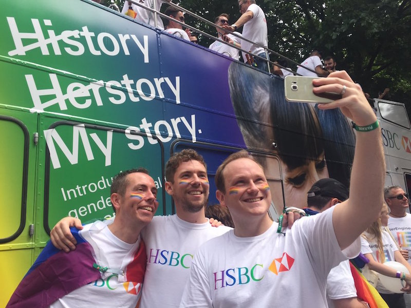 LGBT pride HSBC