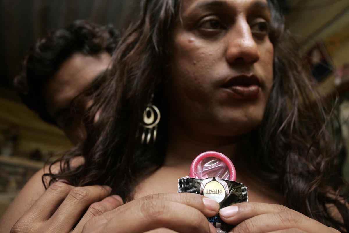Indian transgender sex worker vulnerable to HIV