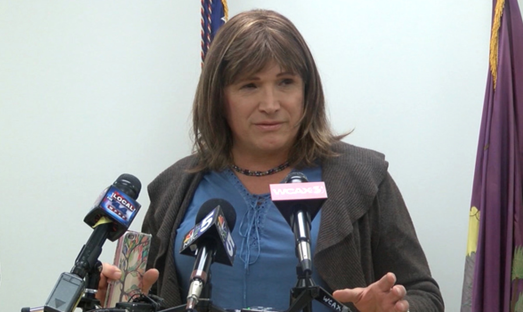 Transgender Hallquist Christine running for  gubernatorial candidate