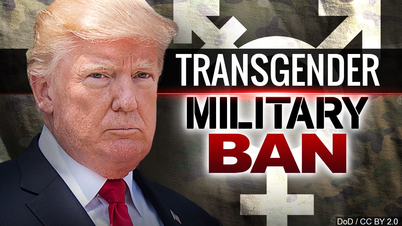 Trump bans transgender military