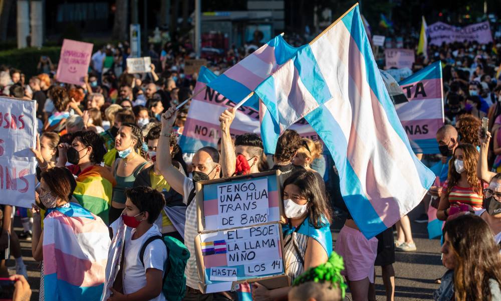 Spanish Trans Protest