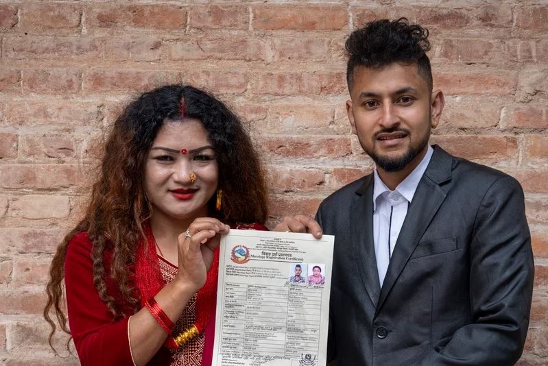 First same-sex couple married in Nepal